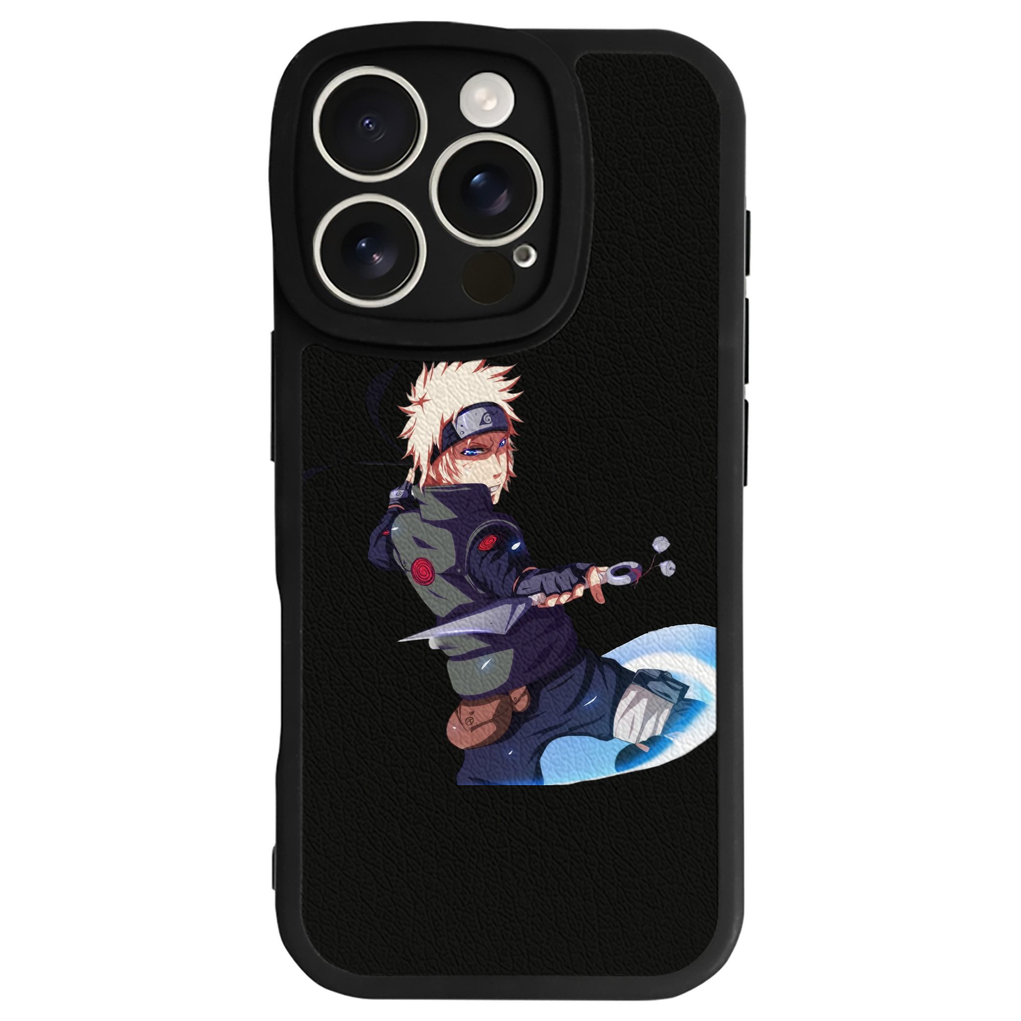 （画像用） NARUTO -ナルト- 波風 ミナト Namikaze Minato 【iPhone 16シリーズ対応】シリコンスマホケース（レザー調） 材質：シリコン